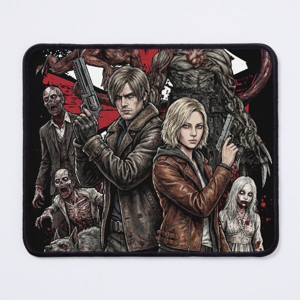 Item preview, Grace Ashcroft Leon Kennedy RE9 Wrenwood Care Center Enemies Grunge designed and sold by Senpaiwaves.