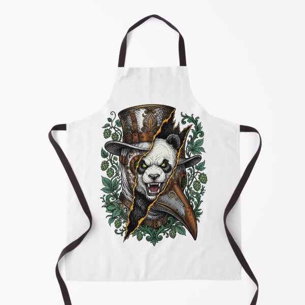 Item preview, Panda in the mask of the Plague Doctor designed and sold by krabbaraban.