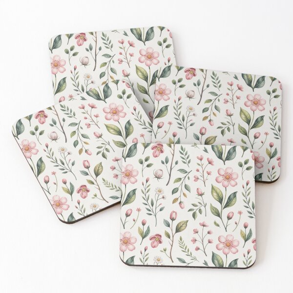 Item preview, Delicate Cherry Blossom Spring Floral Seamless Pattern designed and sold by Midnight Veil Designs.