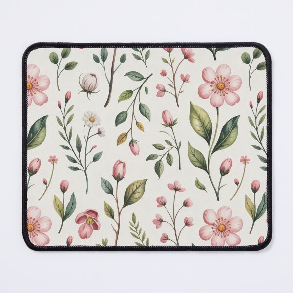 Item preview, Delicate Cherry Blossom Spring Floral Seamless Pattern designed and sold by Midnight Veil Designs.