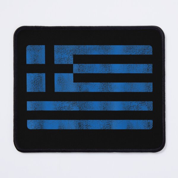 Item preview, Distressed Greece National Flag Retro Grunge Style Greek Pride Graphic Art designed and sold by River Silva.
