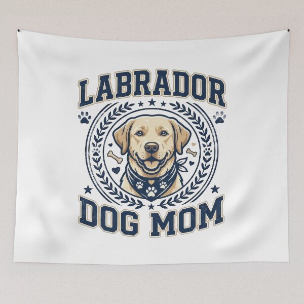Item preview, Yellow Labrador Dog Mom designed and sold by RockitBaby.