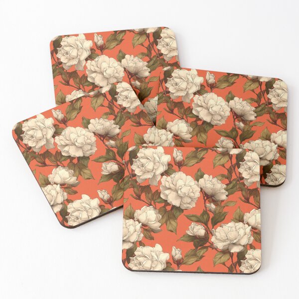 Item preview, Graceful Gardenias Texture  - Birth Flower Pattern  - Mothers Day Gift For Mom designed and sold by RoyalStarsPatts.
