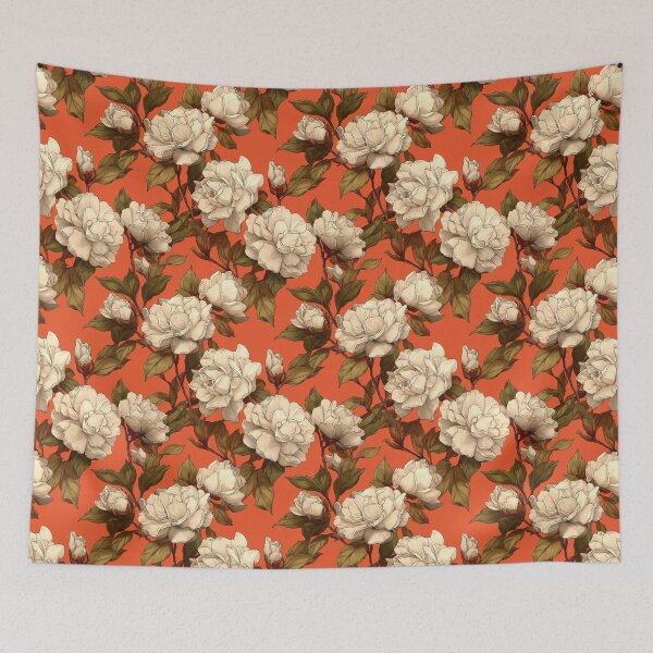 Item preview, Graceful Gardenias Texture  - Birth Flower Pattern  - Mothers Day Gift For Mom designed and sold by RoyalStarsPatts.