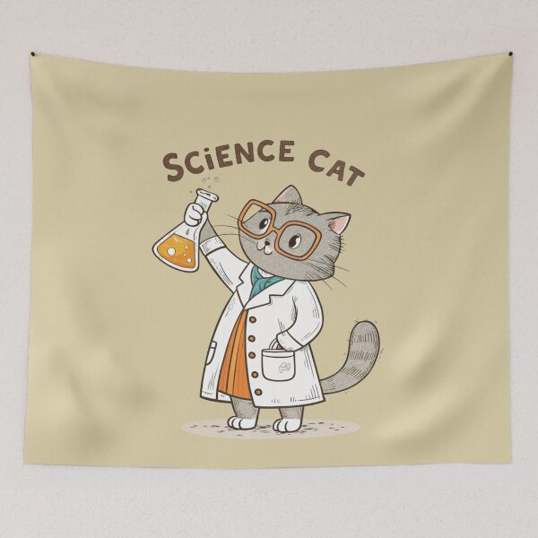 Item preview, Science Cat – Smart Looks Good designed and sold by Artiviose.