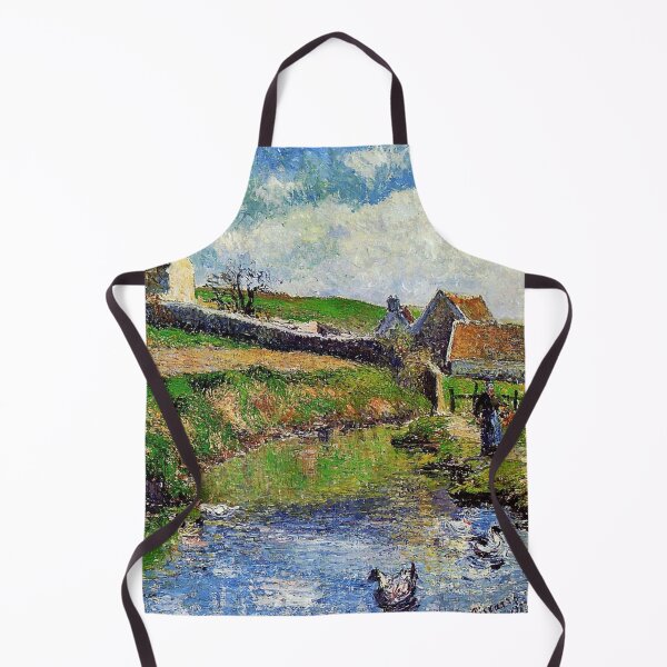 Item preview, The Farm at Osny, 1883 - Camille Pissarro designed and sold by TheCulturedConures.