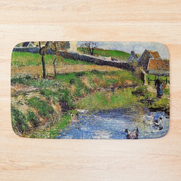 Item preview, The Farm at Osny, 1883 - Camille Pissarro designed and sold by TheCulturedConures.
