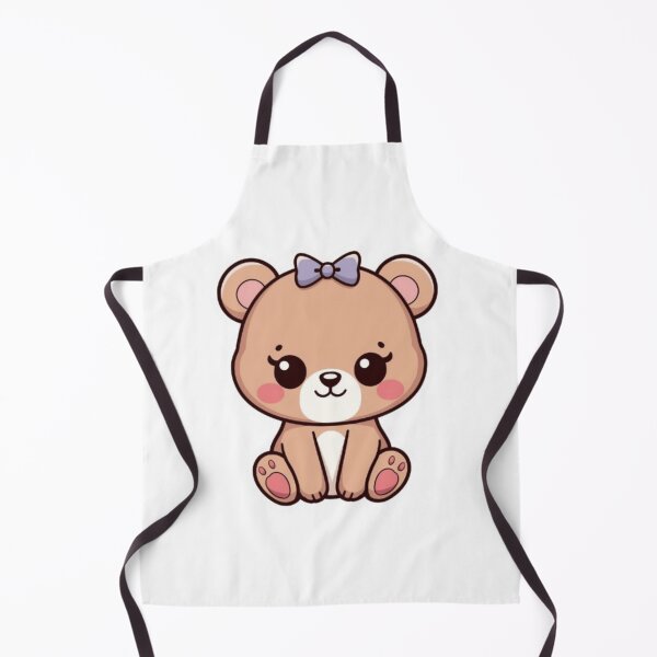 Item preview, Bear with Tiny Bow Kawaii Pastel designed and sold by PastelPaws Atelier.