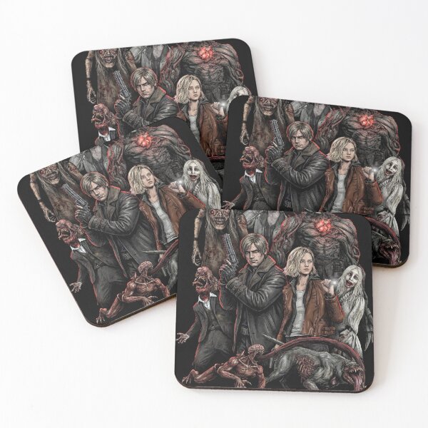 Item preview, RE9 Grace and Leon with The Girl Blister Heads Titan Spinner Grunge Art designed and sold by Senpaiwaves.