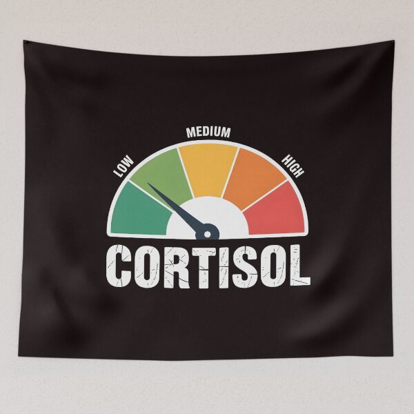Item preview, Low Cortisol Levels – Relatable Mental Health Low Energy Humor designed and sold by Redgiant87x.