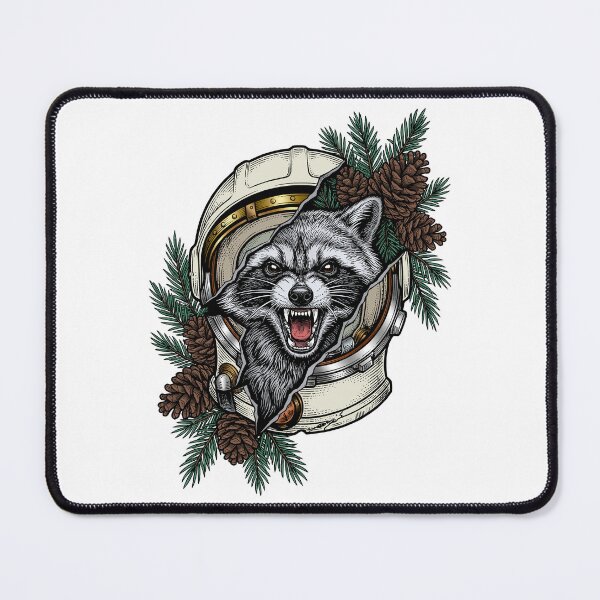 Item preview, A raccoon in an astronaut's helmet designed and sold by krabbaraban.