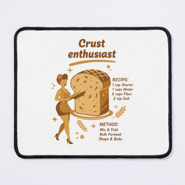 Item preview, Sourdough Crust Enthusiast Bread Baking Baker designed and sold by LuminOrb.