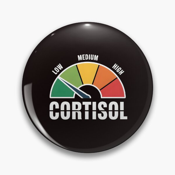 Item preview, Low Cortisol Levels – Funny Burnout Stress Meme Design designed and sold by Redgiant87x.