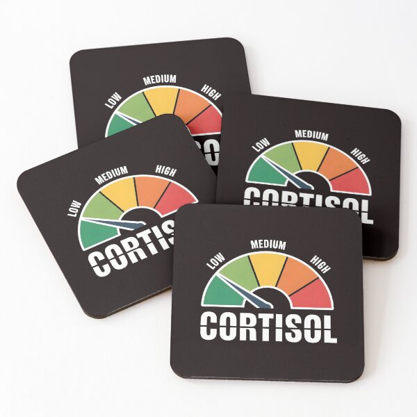 Item preview, Low Cortisol Levels – Funny Burnout Stress Meme Design designed and sold by Redgiant87x.
