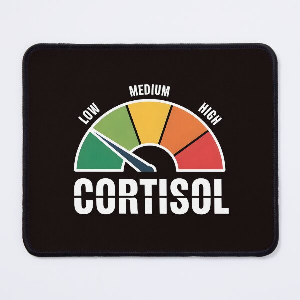 Item preview, Low Cortisol Levels – Funny Burnout Stress Meme Design designed and sold by Redgiant87x.