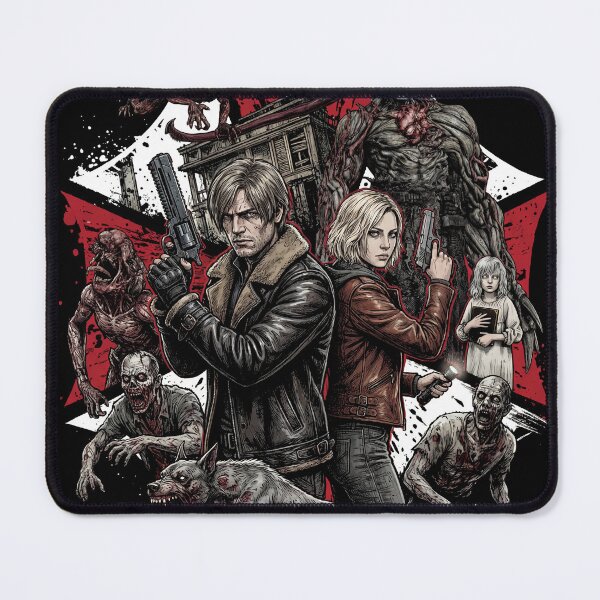Item preview, Grace Ashcroft Leon S Kennedy Resident Evil Requiem Zombie Horde Grunge designed and sold by Senpaiwaves.