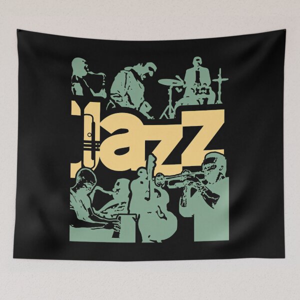 Artikelvorschau, Vintage-Jazzband-Poster-Stil entworfen und verkauft von dmyakar.