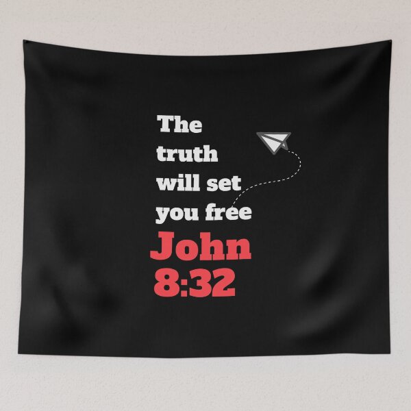 Item preview, The Truth Will Set You Free - Bible Verse designed and sold by EzekRenne.