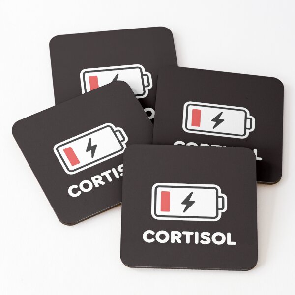 Item preview, Low Cortisol Levels – Mental Health Humor Stress Meme Statement designed and sold by Redgiant87x.