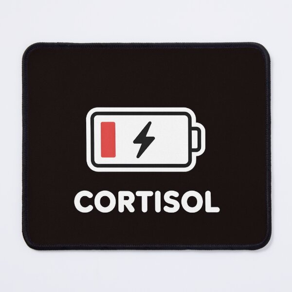 Item preview, Low Cortisol Levels – Mental Health Humor Stress Meme Statement designed and sold by Redgiant87x.