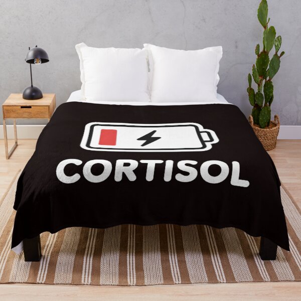 Item preview, Low Cortisol Levels – Mental Health Humor Stress Meme Statement designed and sold by Redgiant87x.