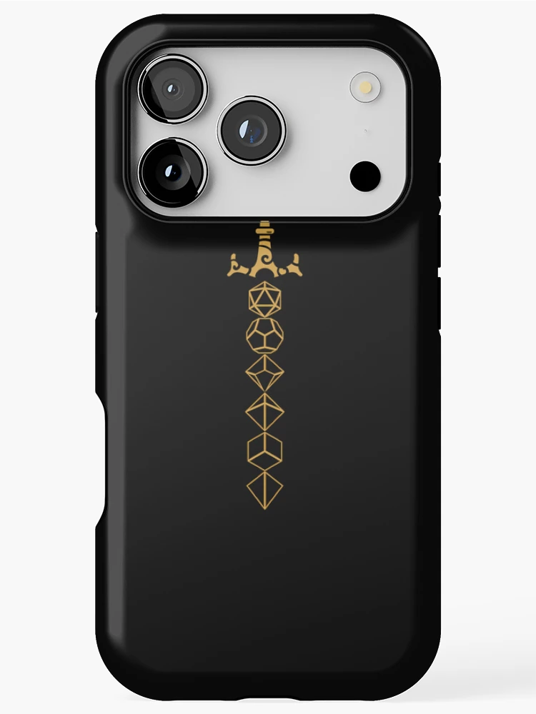 Thumbnail 1 of 4, iPhone Case, Dice Set Sword Tabletop Rpg Gaming designed and sold by ROBtees.