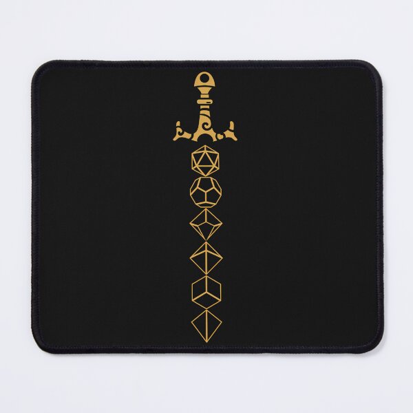 Item preview, Dice Set Sword Tabletop Rpg Gaming designed and sold by ROBtees.