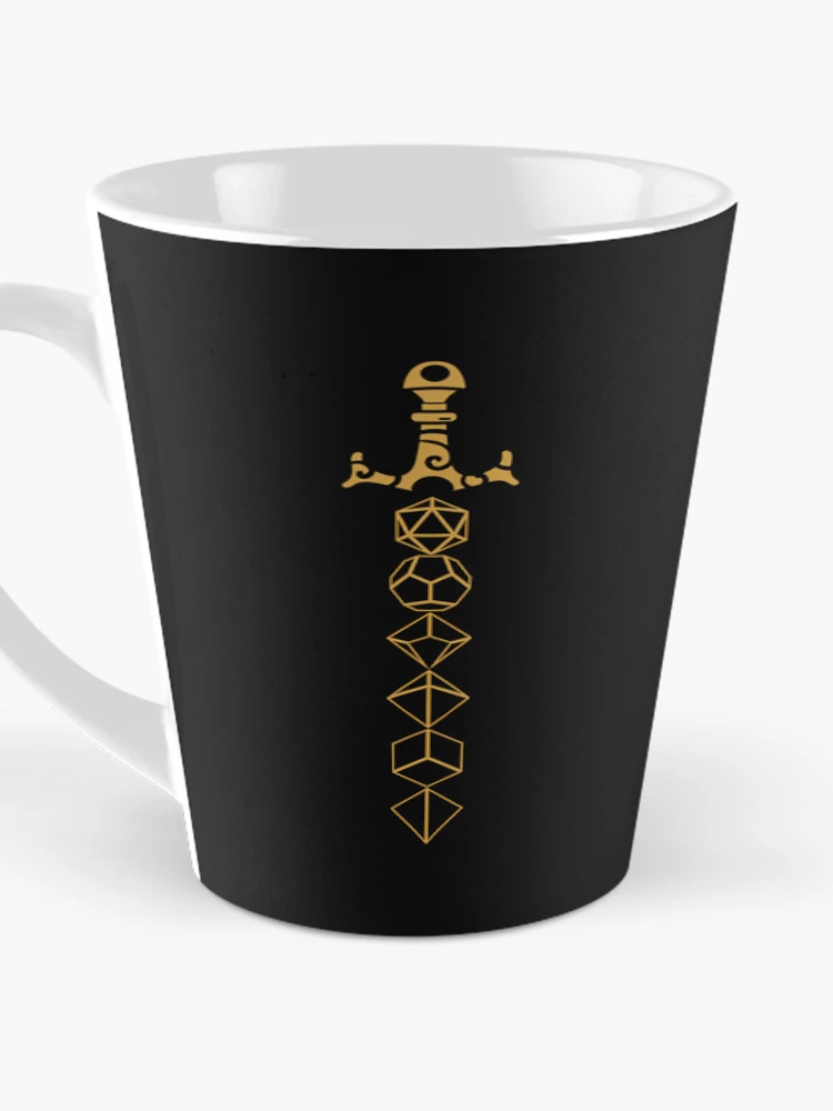 Thumbnail 3 of 4, Coffee Mug, Dice Set Sword Tabletop Rpg Gaming designed and sold by ROBtees.