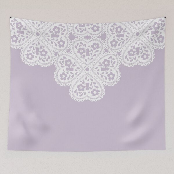 Item preview, pastel lavender love padlock lace designed and sold by storieslanguage.