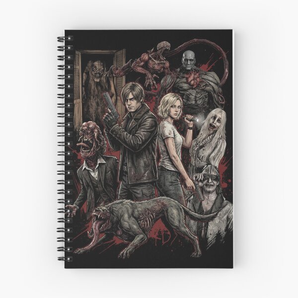 Item preview, Grace Ashcroft Leon Kennedy RE9 Wrenwood Hotel Enemies Grunge Portrait designed and sold by Senpaiwaves.