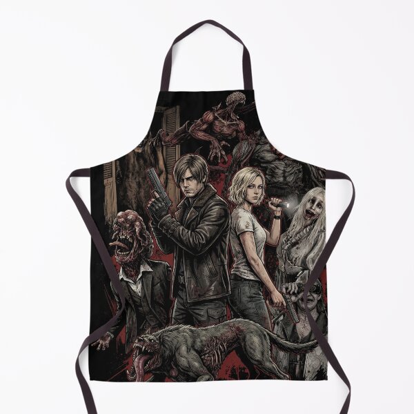 Item preview, Grace Ashcroft Leon Kennedy RE9 Wrenwood Hotel Enemies Grunge Portrait designed and sold by Senpaiwaves.
