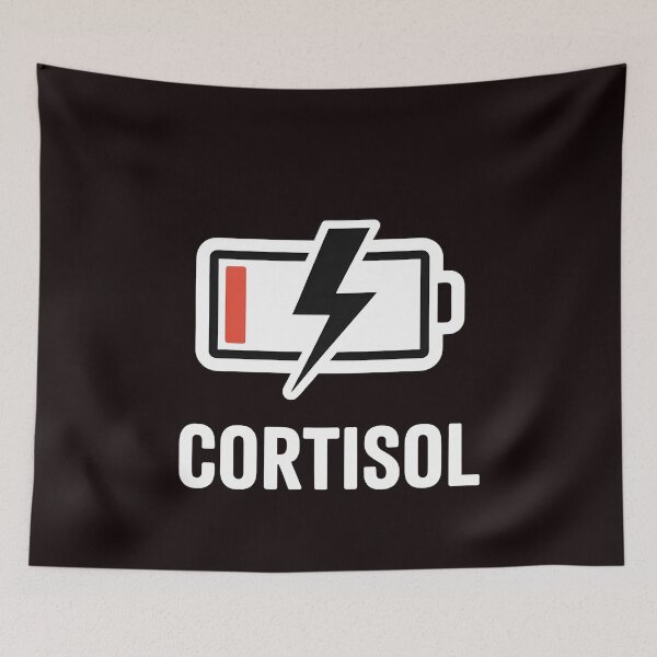 Item preview, Low Cortisol Levels – Funny Mental Health Stress Memes Apparel designed and sold by Redgiant87x.