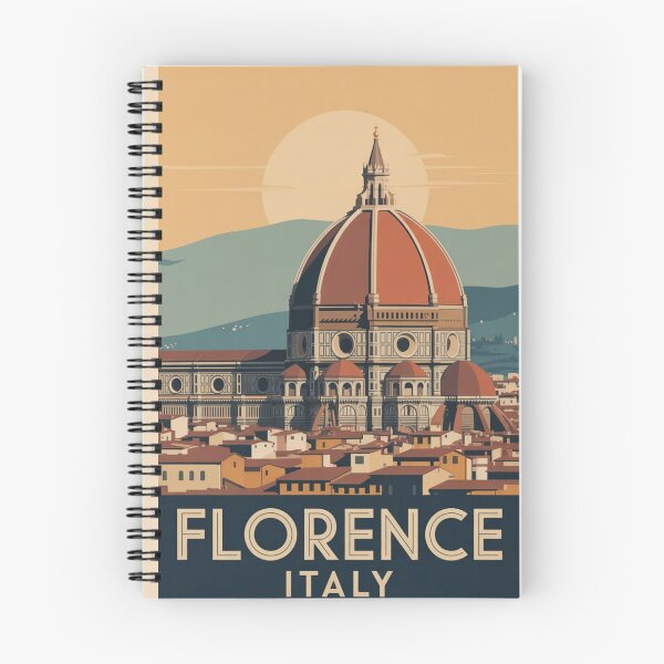 Item preview, Florence Italy Vintage Travel Poster – Retro Skyline Wall Art Print designed and sold by Timeless Design.