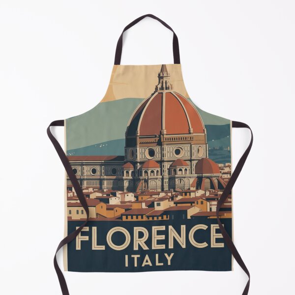 Item preview, Florence Italy Vintage Travel Poster – Retro Skyline Wall Art Print designed and sold by Timeless Design.