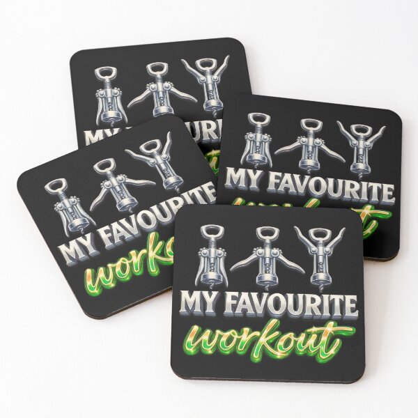 Item preview, My Favourite Workout Corkscrews designed and sold by OliDesigns.