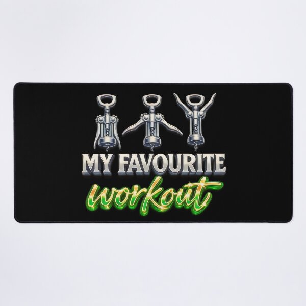 Item preview, My Favourite Workout Corkscrews designed and sold by OliDesigns.