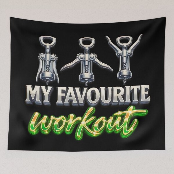 Item preview, My Favourite Workout Corkscrews designed and sold by OliDesigns.