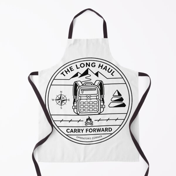 Item preview, Long Haul Tactical Endurance Rucksack Badge Design designed and sold by GeoWhimsy Studio.