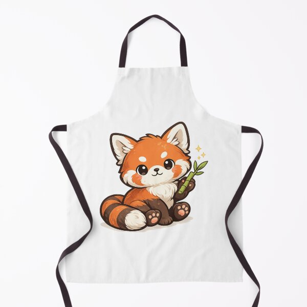 Item preview, Cute Red Panda with Bamboo | Adorable Cartoon Animal designed and sold by Hydravisions.