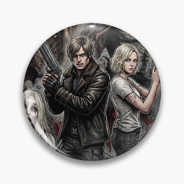 Item preview, Grace Ashcroft Leon Kennedy RE9 Raccoon City Legacy Monsters Grunge designed and sold by Senpaiwaves.