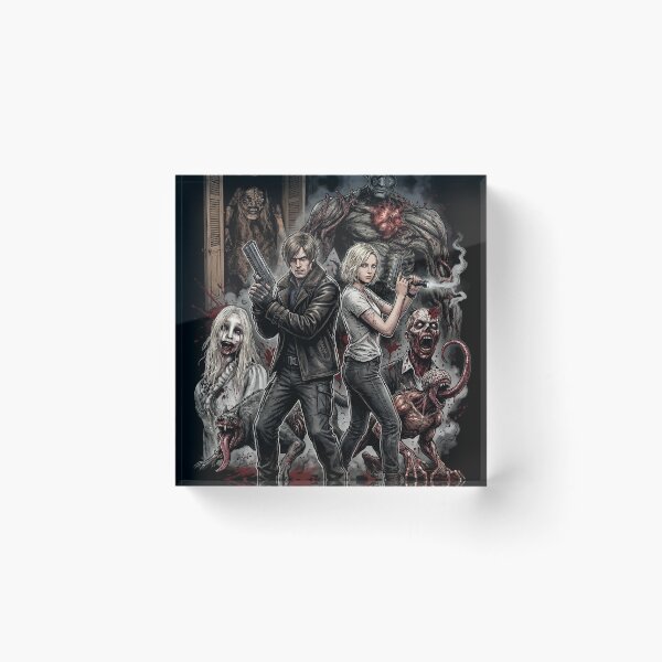 Item preview, Grace Ashcroft Leon Kennedy RE9 Raccoon City Legacy Monsters Grunge designed and sold by Senpaiwaves.