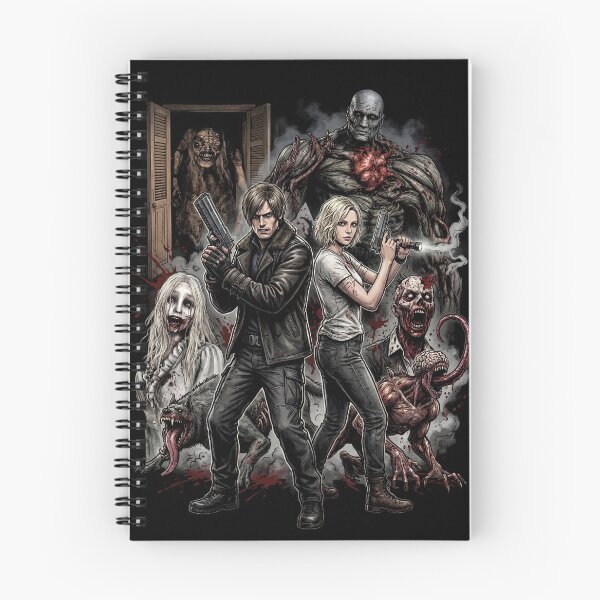 Item preview, Grace Ashcroft Leon Kennedy RE9 Raccoon City Legacy Monsters Grunge designed and sold by Senpaiwaves.