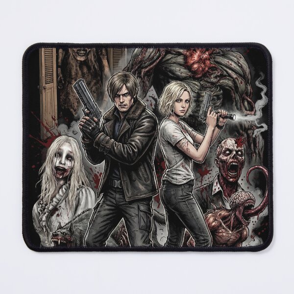 Item preview, Grace Ashcroft Leon Kennedy RE9 Raccoon City Legacy Monsters Grunge designed and sold by Senpaiwaves.