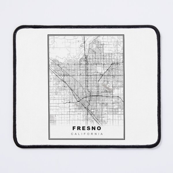 Item preview, Fresno Map designed and sold by Tamas Das.