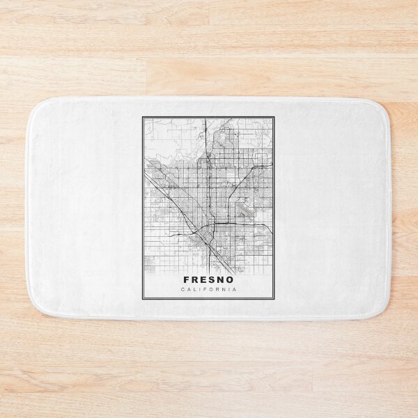 Item preview, Fresno Map designed and sold by Tamas Das.