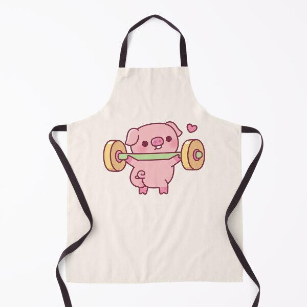 Item preview, Funny Piggy Doing Squats With Weights designed and sold by rustydoodle.