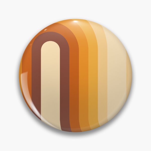 Item preview, Geometric Arches Retro Style - Warm brown, orange, yellow designed and sold by JMgraphic.
