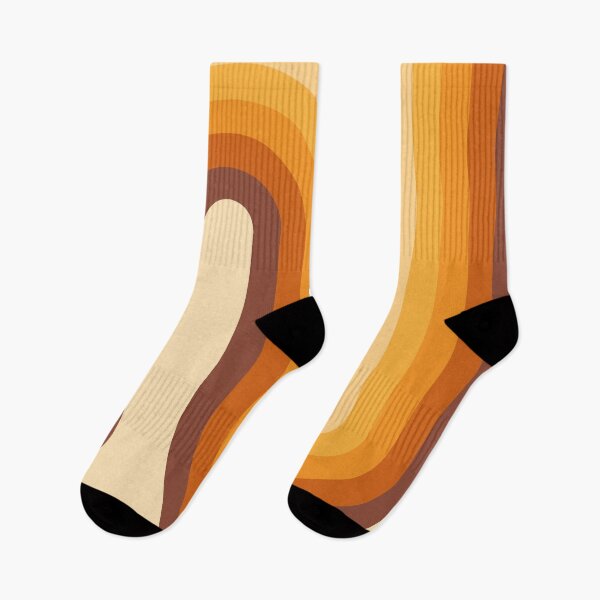Item preview, Geometric Arches Retro Style - Warm brown, orange, yellow designed and sold by JMgraphic.