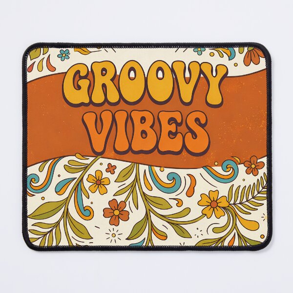 Item preview, Groovy Vibes Retro Flower Power Aesthetic – 70s Vintage Floral Sunshine Design designed and sold by Lu7u.