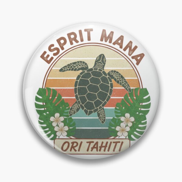 Item preview, Mana Spirit: The Sacred Turtle of Tahiti - Vintage Style designed and sold by cicou14.